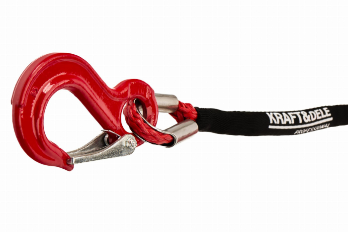 Franghie funie rezistenta pentru troliu cu carlig 8mm 24m (KD1319) [6]