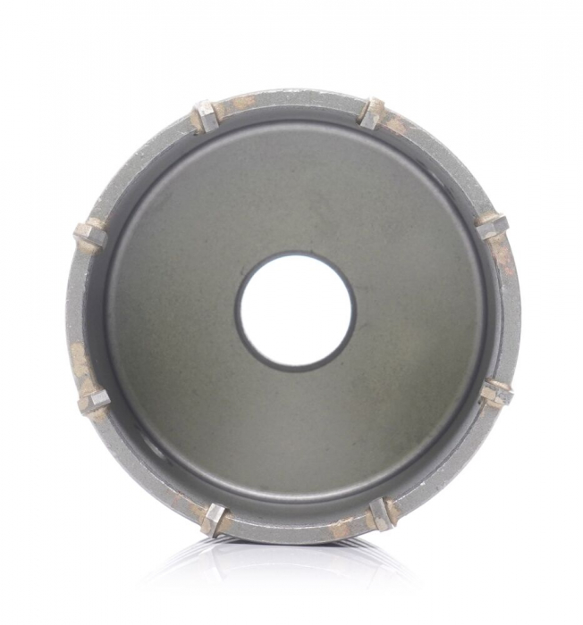 Freza carota vidia beton 80mm cu burghiu si prelungitor SDS PLUS (TA4069) [5]