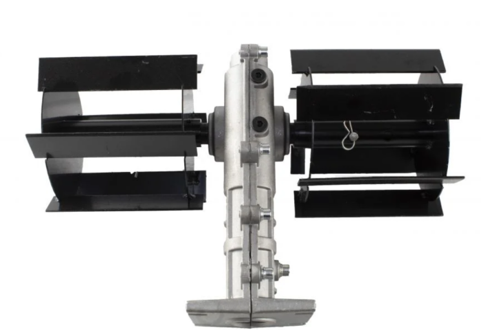 Freza pamant motocoasa 28 mm 9 dinti latime 35 cm pentru prasit si afanare sol (EFT-4516) [2]