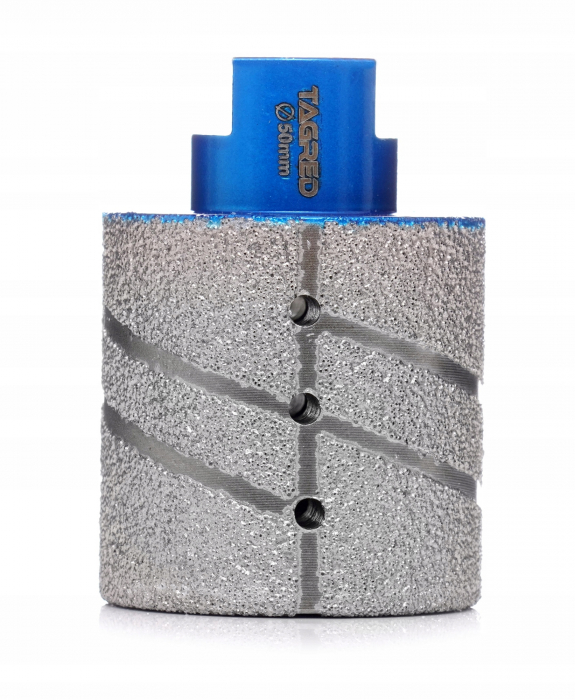 Freza tip carota diamantata piatra gresie faianta beton 50mm M14 (TA4084) [5]