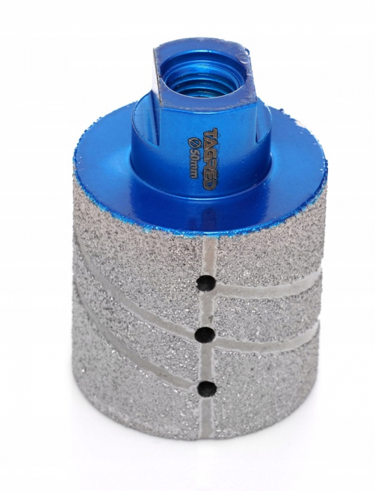 Freza tip carota diamantata piatra gresie faianta beton 50mm M14 (TA4084) [1]