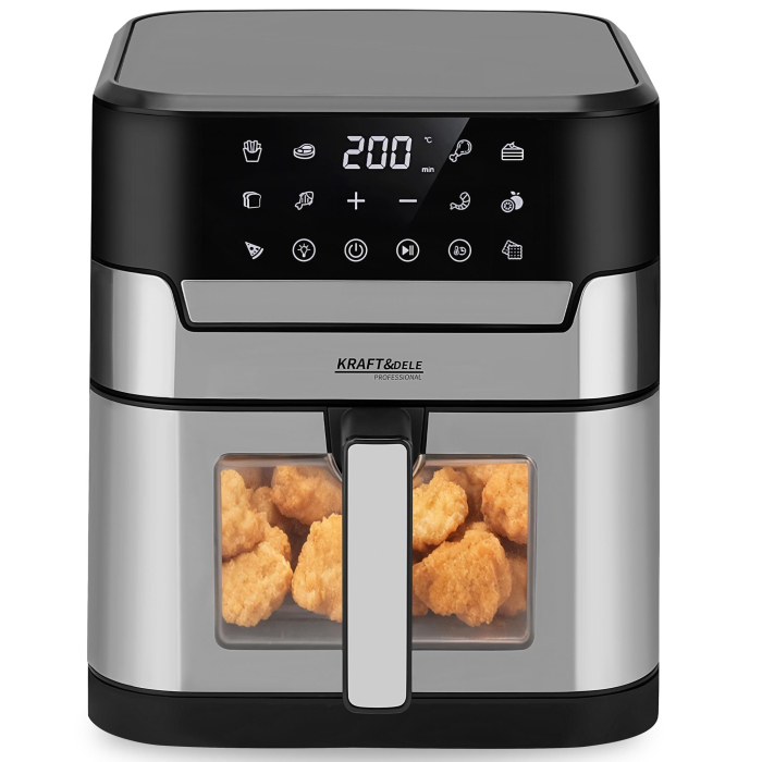 Friteuza cu aer cald 8 L, 2200 W, 10 programe (KD4109) [2]