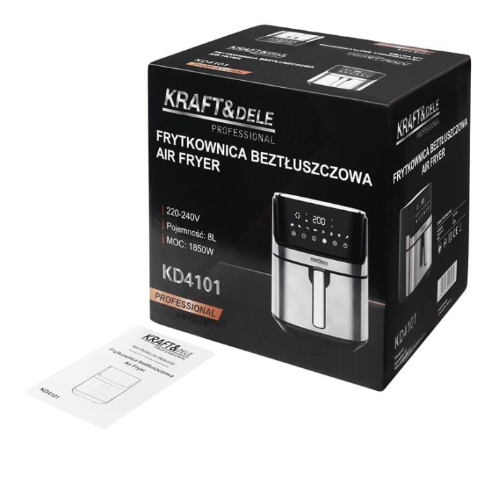 Friteuza cu aer cald 8L fara ulei 1500W + LCD (KD4101) [27]