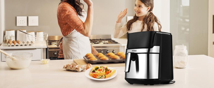 Friteuza cu aer cald 8L fara ulei 1500W + LCD (KD4101) [25]