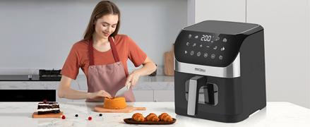 Friteuza cu aer cald air fryer 6 L 2000W cu afisaj LED (KD4108) [25]