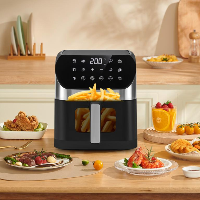 Friteuza cu aer cald air fryer 6 L 2000W cu afisaj LED (KD4108) [17]