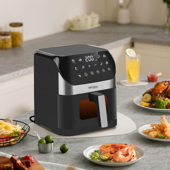 Friteuza cu aer cald air fryer 6 L 2000W cu afisaj LED (KD4108) [16]