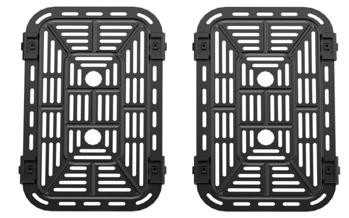 Friteuză cu aer cald fara ulei 9L 2500W cos dublu doua camere + LCD (KD4180) [8]