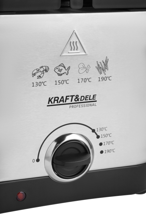 Friteuza electrica cu ulei 1.5L, 1000 W, temperatura reglabila 130-190°C (KD4330) [11]