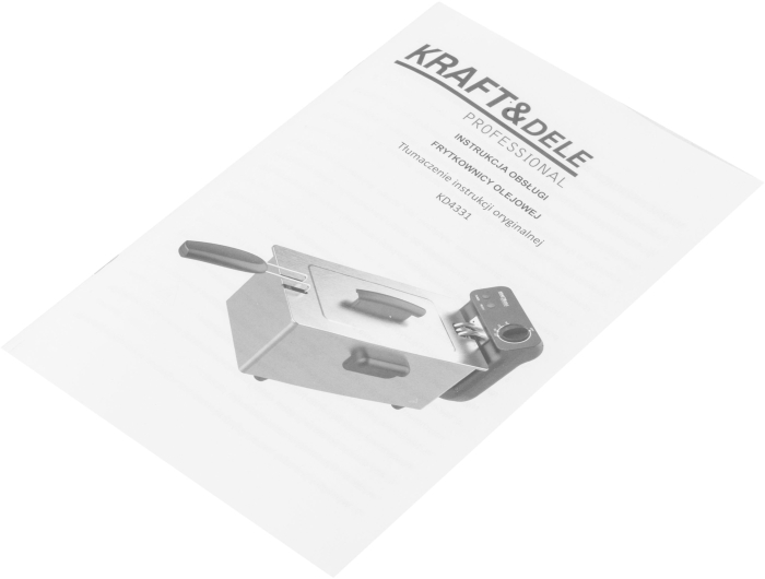 Friteuza electrica cu ulei 3L, 2300 W, temperatura reglabila 130-190°C (KD4331) [14]