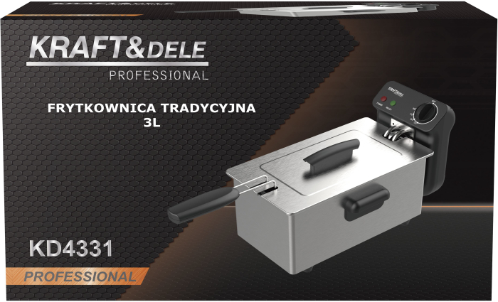 Friteuza electrica cu ulei 3L, 2300 W, temperatura reglabila 130-190°C (KD4331) [11]