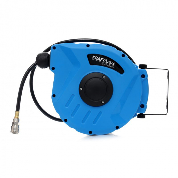 Furtun aer compresor 10m cu bobina rola automata tambur (KD1460) [4]