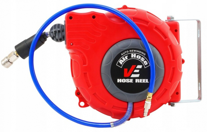 Furtun aer compresor 15m 17bar cu bobina rola automata tambur (V81375) [3]