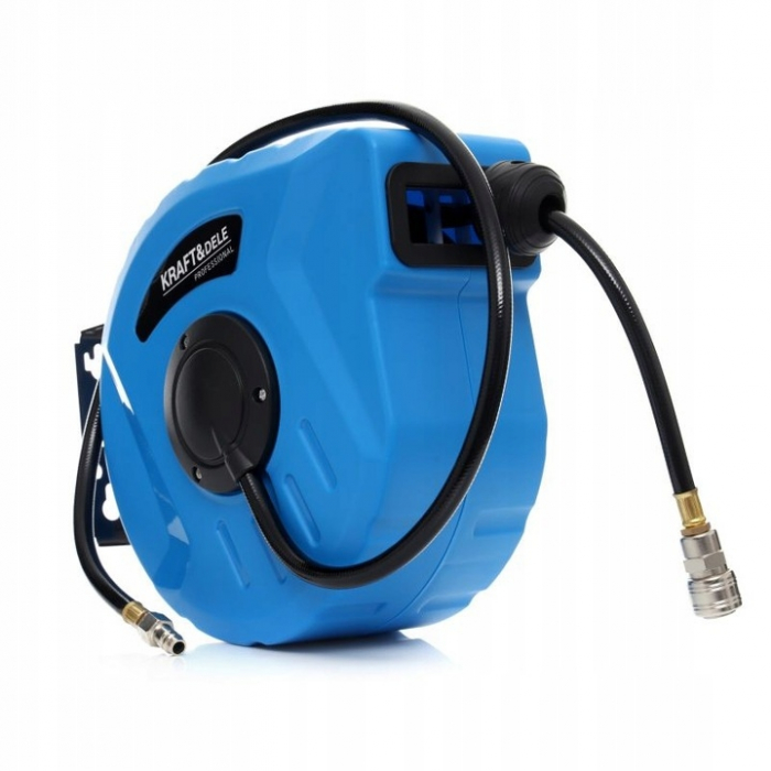 Furtun aer compresor 30m cu bobina rola automata tambur (KD1462) [5]