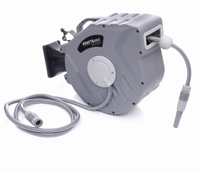 Furtun apa 20m + 2m 1/2" cu bobina rola automata tambur retractabil de gradina (KD2083) [3]