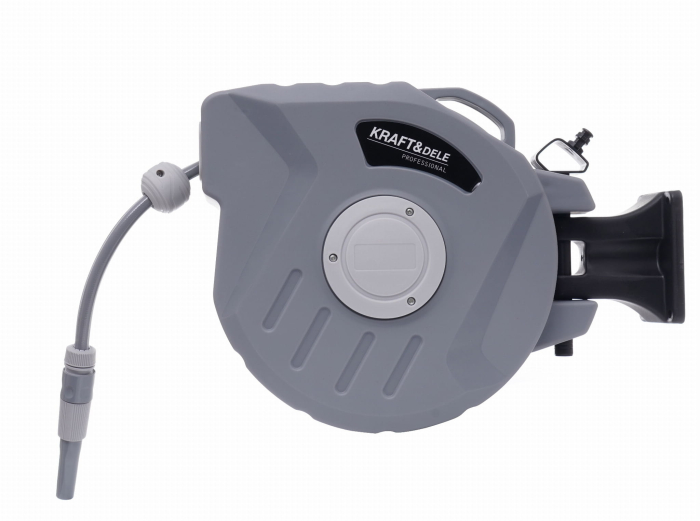 Furtun apa 20m + 2m 1/2" cu bobina rola automata tambur retractabil de gradina (KD2083) [8]