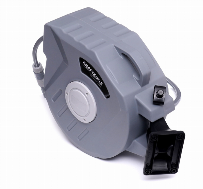 Furtun apa 20m + 2m 1/2" cu bobina rola automata tambur retractabil de gradina (KD2083) [7]