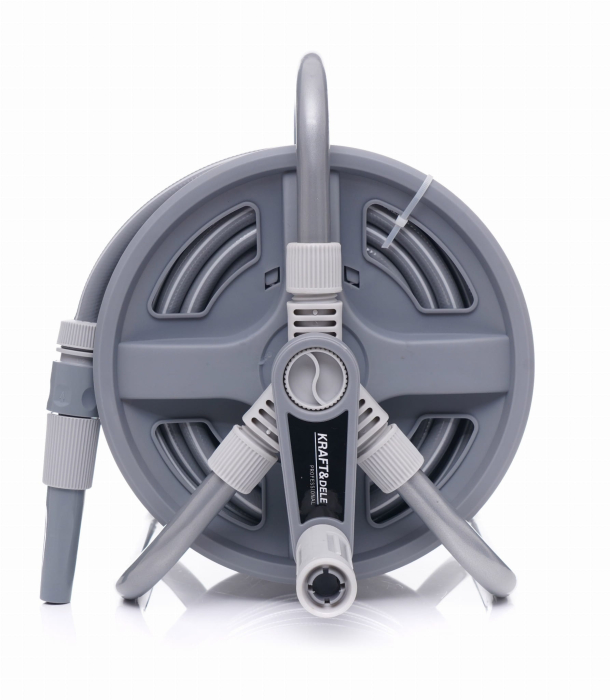 Furtun apa 20m + 2m cu bobina rola tambur de gradina (KD2079) [5]