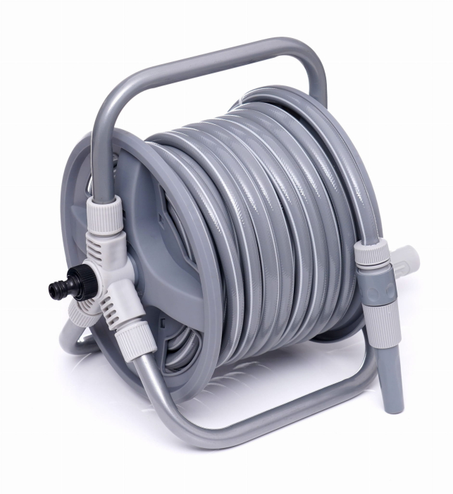 Furtun apa 20m + 2m cu bobina rola tambur de gradina (KD2079) [7]