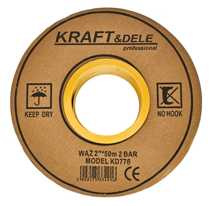 Furtun apa 50m 2 tol 2bar cauciuc (KD778) [7]