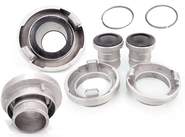 Furtun apa pompieri 100m 2 tol 8bar + racorduri conectori complet (V60137+(1)) [8]