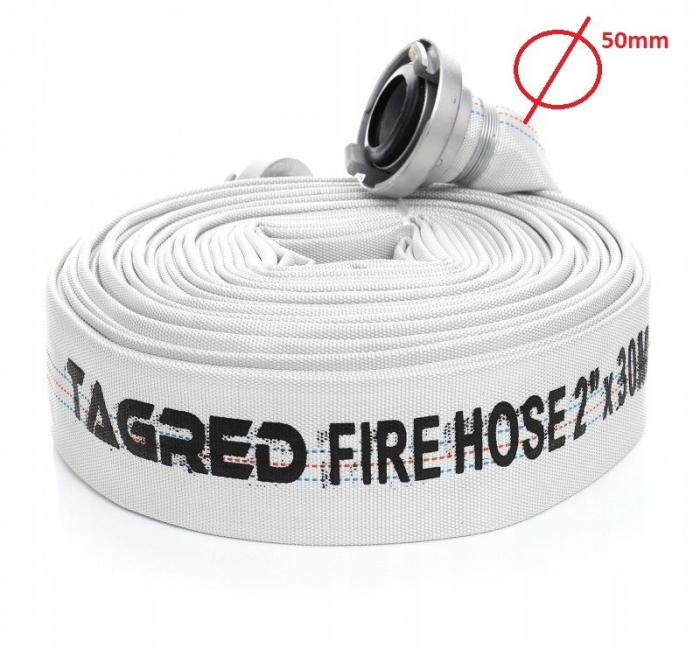 Furtun apa pompieri 20m cu conectori 2tol (TA533) [2]