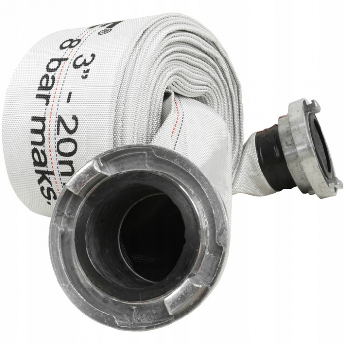 Furtun apa pompieri 20m cu conectori 3 tol (V60141) [2]