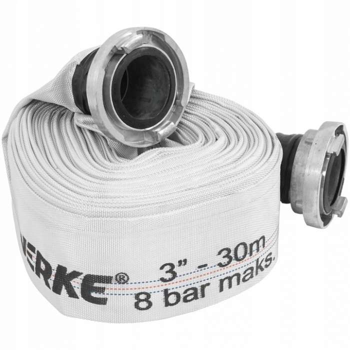 Furtun apa pompieri 30m cu conectori 3 tol (V60142) [5]