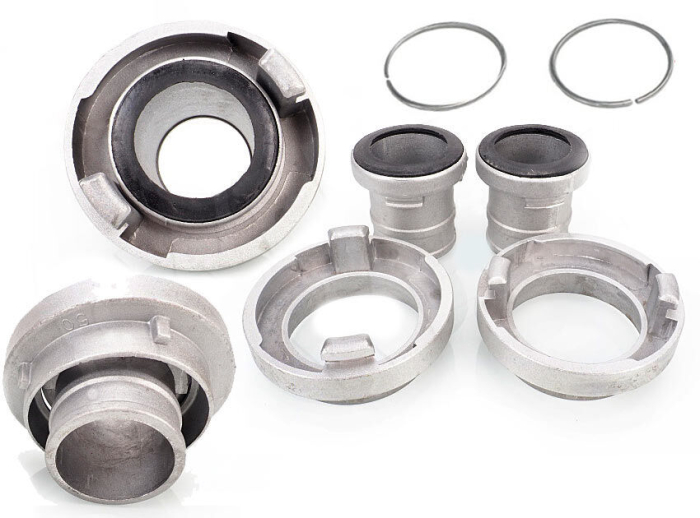 Furtun apa pompieri 500m 2 tol 8bar + racorduri conectori complet (V60137+(5)) [8]