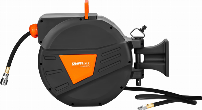 Furtun pneumatic 15m pe tambur automat cu suport rotativ (KD2158) [2]