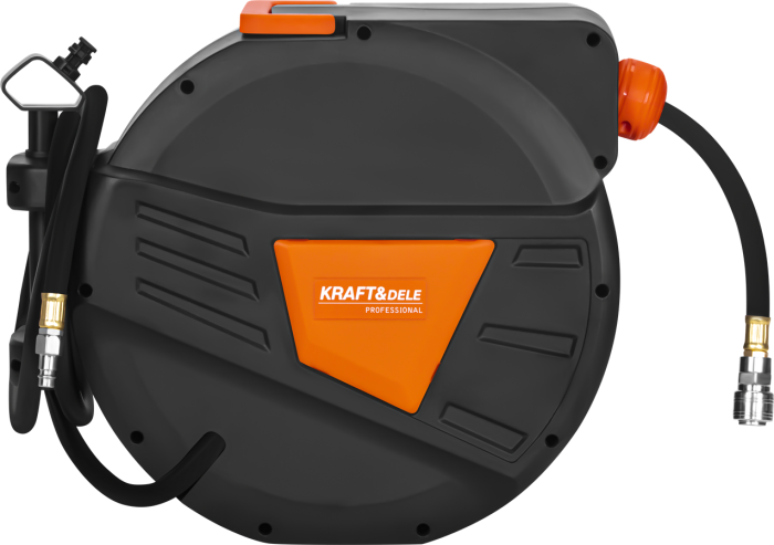 Furtun pneumatic 20m pe tambur automat cu suport rotativ (KD2159) [3]