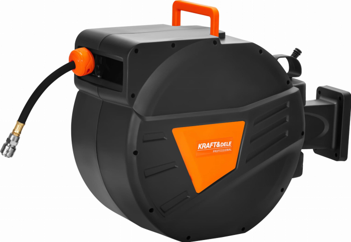 Furtun pneumatic 30m pe tambur automat cu suport rotativ (KD2160) [7]