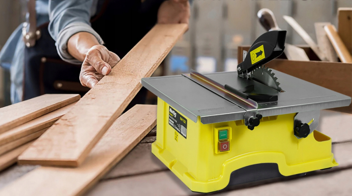 Fierastrau circular lemn de masa 1600W inclinare reglabila unghi stationar banc (N4132) [6]