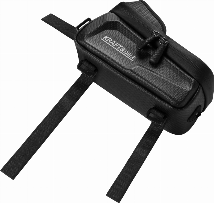 Geanta bicicleta impermeabila pentru telefon cu fixare velcro si compartiment depozitare (KD10886) [7]