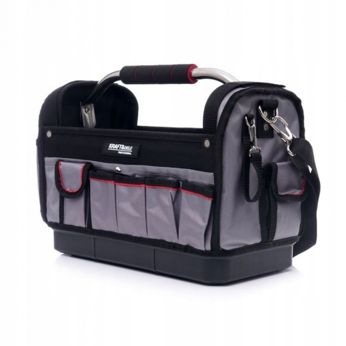 Geanta pentru scule unelte cu baza dura maner metalic 45x22cm (KD2046) [5]
