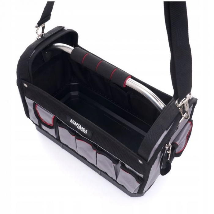 Geanta pentru scule unelte cu baza dura maner metalic 45x22cm (KD2046) [8]