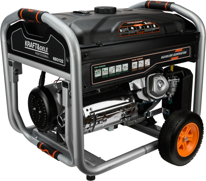 Generator benzina trifazat 9kW, 230V 400V 12V, pornire electrica si manuala, rezervor 25L (KD3122) [13]