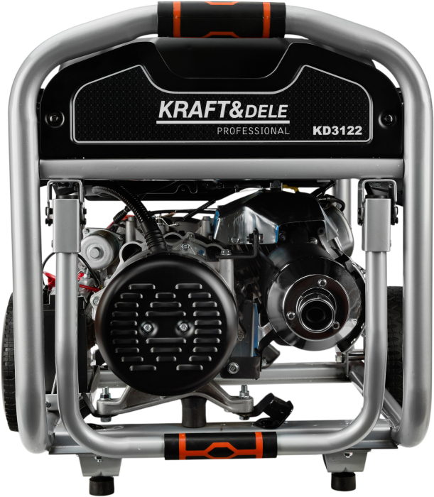 Generator benzina trifazat 9kW, 230V 400V 12V, pornire electrica si manuala, rezervor 25L (KD3122) [5]
