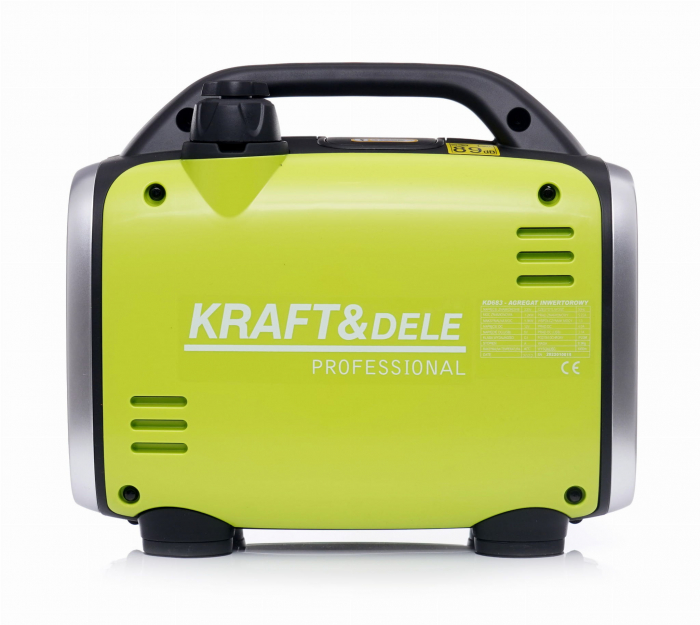 Generator curent cu invertor inverter 1.3kw 1300W 230V 12V motor pe benzina (KD683) [2]