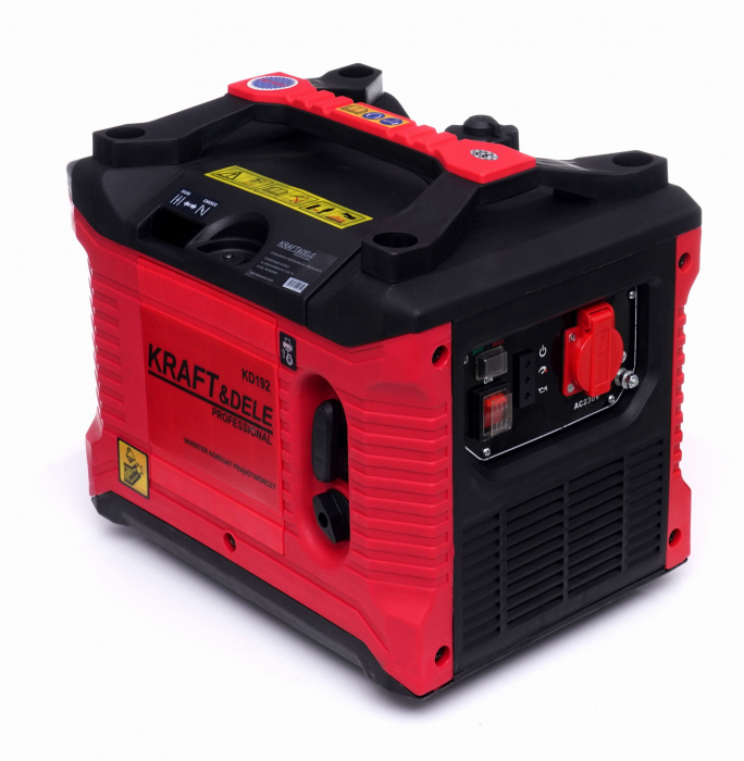 Generator curent cu invertor inverter 1.02kw 1020W 230V motor pe benzina 1.5CP (KD192) [2]