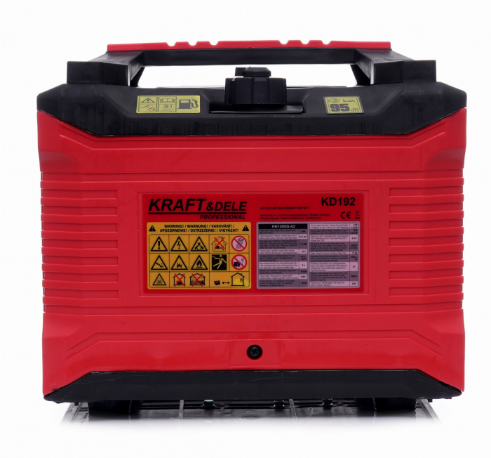 Generator curent cu invertor inverter 1.02kw 1020W 230V motor pe benzina 1.5CP (KD192) [7]