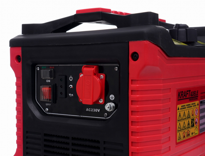 Generator curent cu invertor inverter 1.02kw 1020W 230V motor pe benzina 1.5CP (KD192) [9]