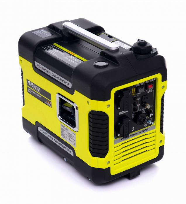 Generator curent cu invertor inverter 1.9kw 1900W 230V 12V motor pe benzina 3CP (KD133) [4]