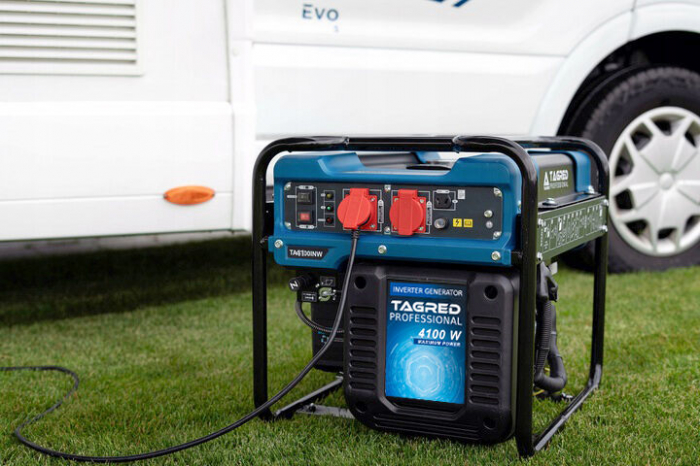 Generator cu invertor inverter 4.1kw 4100W 230V 12V motor pe benzina 7.5CP (TA4100INW) [2]