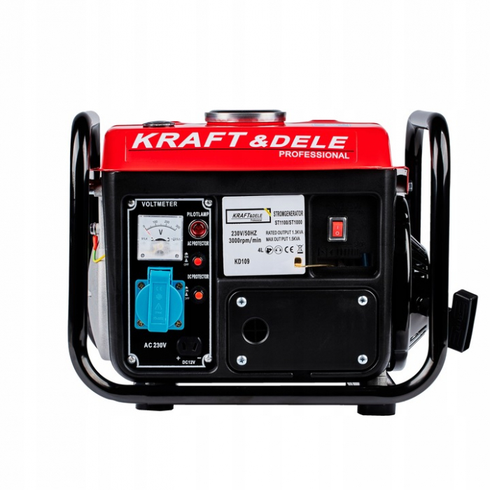 Generator curent 1.2kW 1200W 230V 12V motor benzina 2CP (KD109) [3]