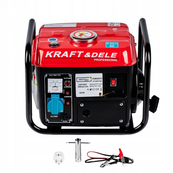 Generator curent 1.2kW 1200W 230V 12V motor benzina 2CP (KD109) [9]