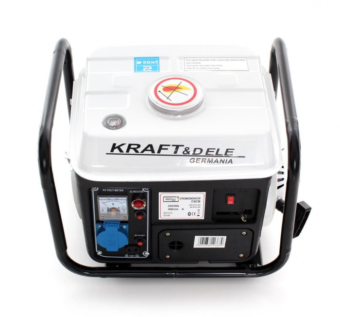 Generator curent 1.2kW 1200W 230V 12V motor benzina 2CP (KD109B) [6]