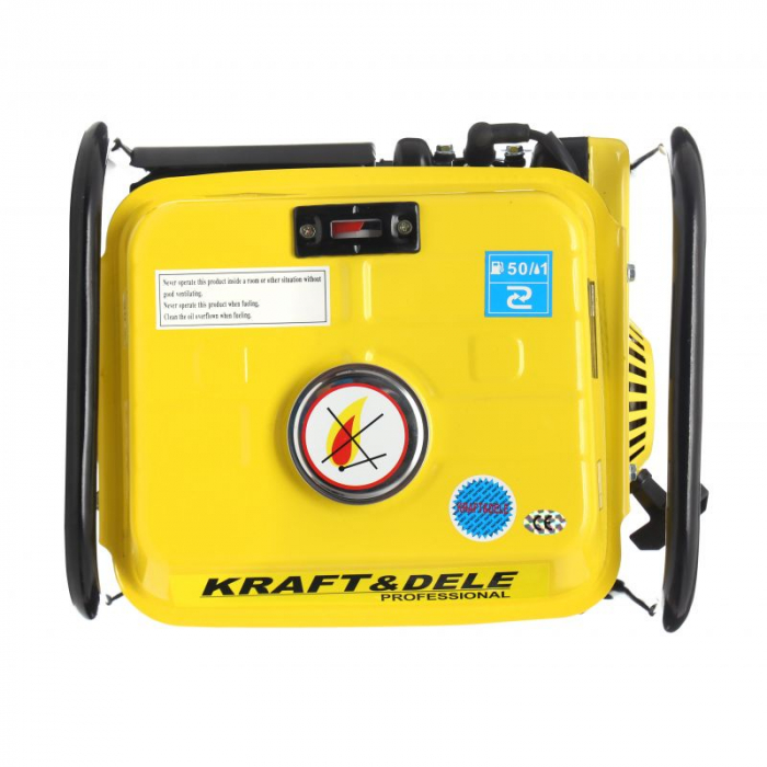 Resigilat-Generator curent 1.2kW 1200W 230V 12V motor benzina 2CP (KD109Z) [2]