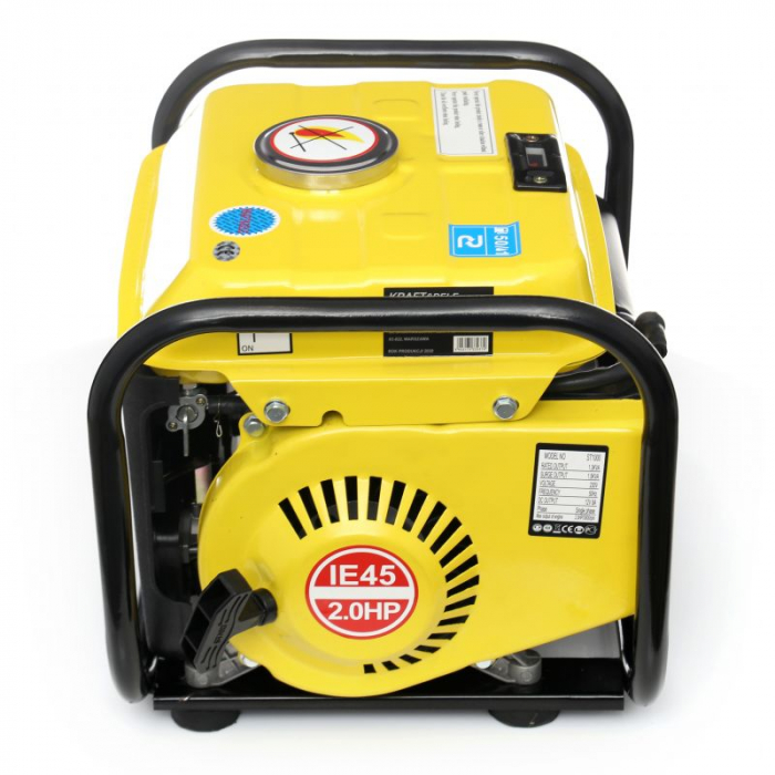Resigilat-Generator curent 1.2kW 1200W 230V 12V motor benzina 2CP (KD109Z) [12]
