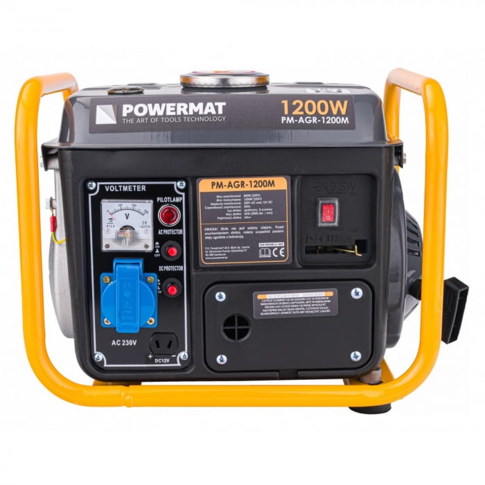 Generator curent 1.2kW 1200W motor benzina 2CP (PM1193/KD109Z) [15]